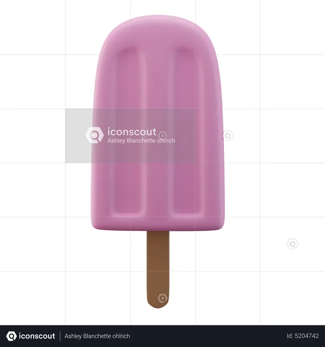 Paleta rosa  3D Icon