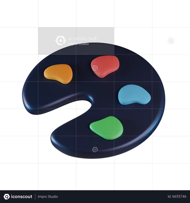 Palette  3D Icon