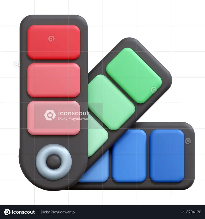 Couleur de la palette  3D Icon