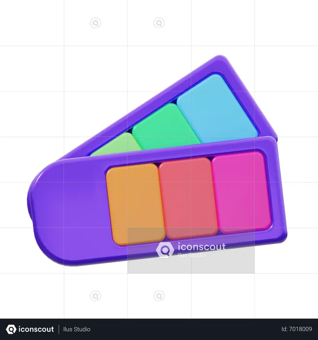 Palette de couleurs  3D Icon