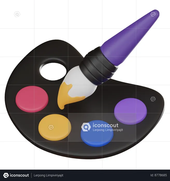 Palette Tool  3D Icon