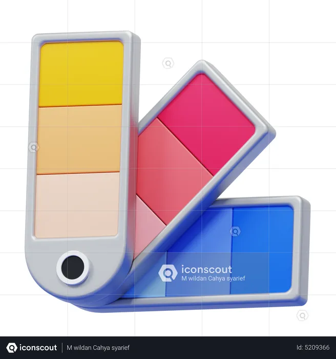 Palettes de couleurs  3D Icon