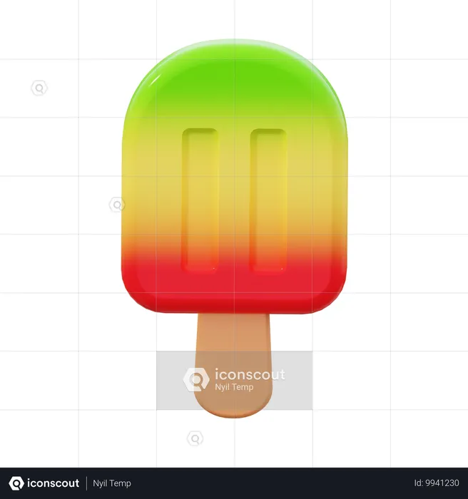 Palito de helado  3D Icon