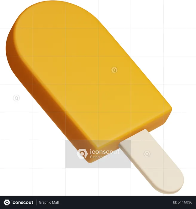 Palito de helado  3D Icon