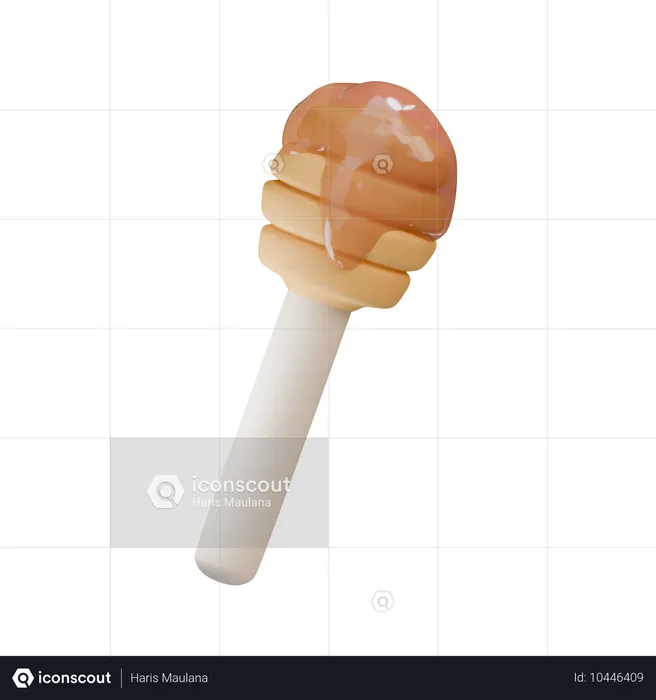 Palito de miel  3D Icon