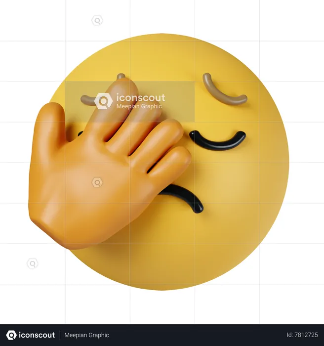 Palm Emoji 3D Icon