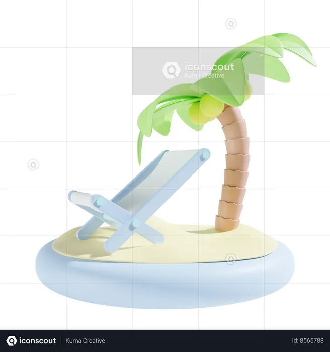 Palm Tree  3D Icon