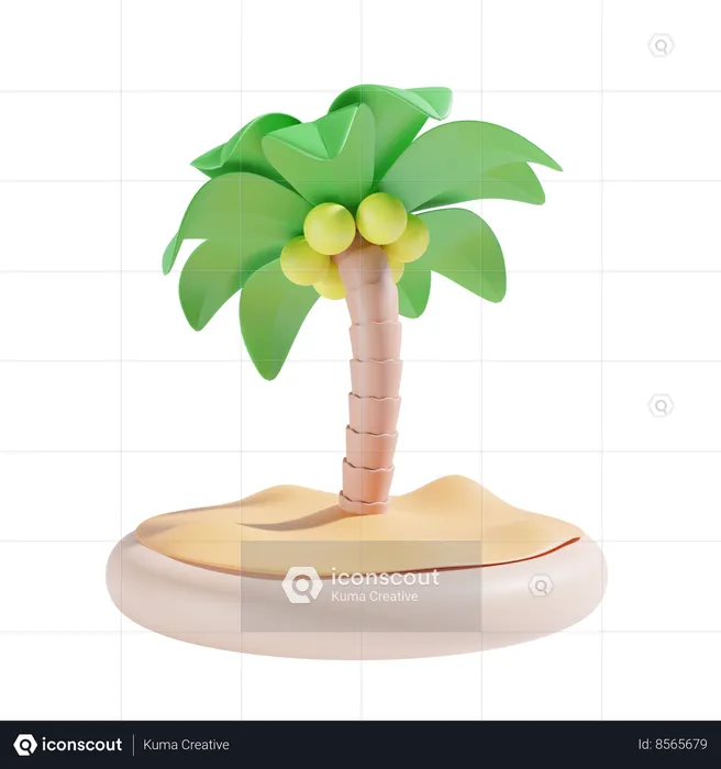 Palm Tree  3D Icon