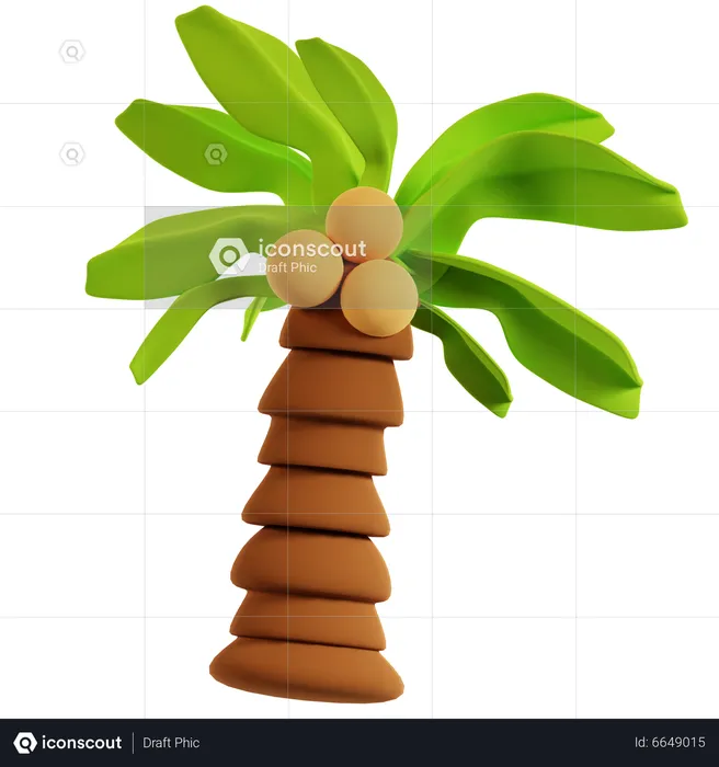 Palm Tree  3D Icon