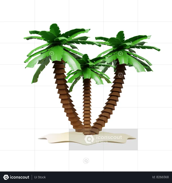 Palm Tree  3D Icon