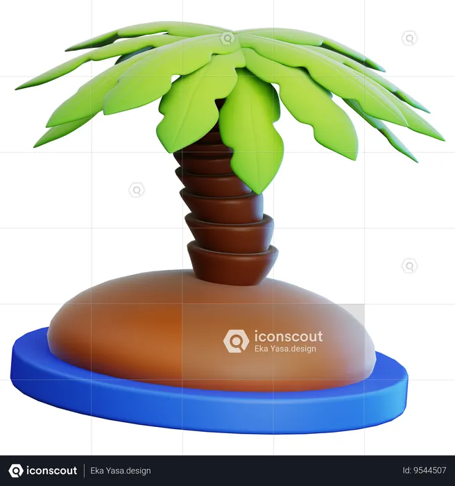 Palm Tree  3D Icon