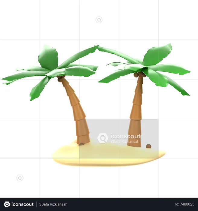 Palm Tree  3D Icon