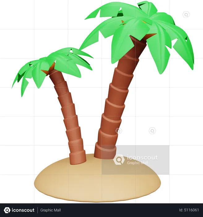 Palm Tree  3D Icon