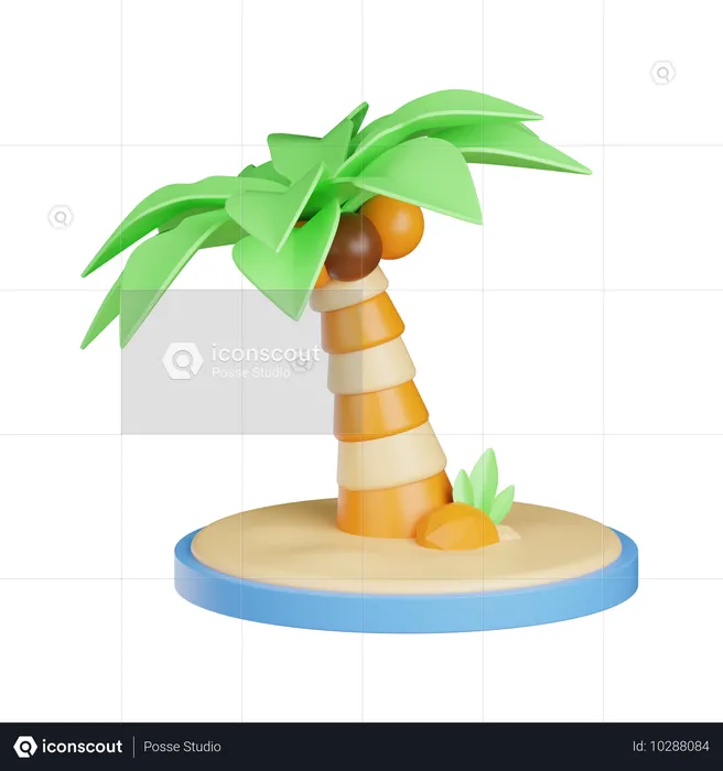 Palm Tree  3D Icon