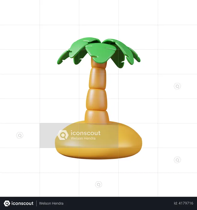 Palm Tree  3D Icon
