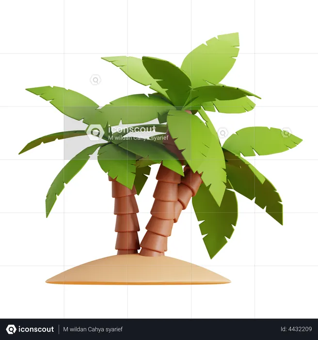 Palm Tree  3D Icon