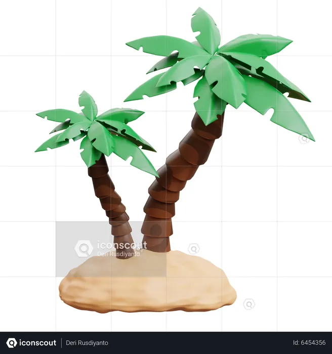 Palm Tree  3D Icon