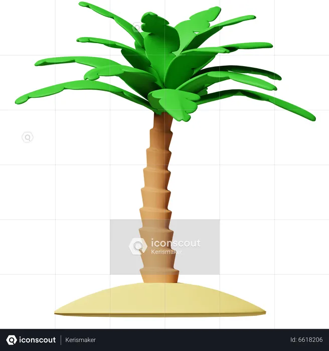 Palm Tree  3D Icon