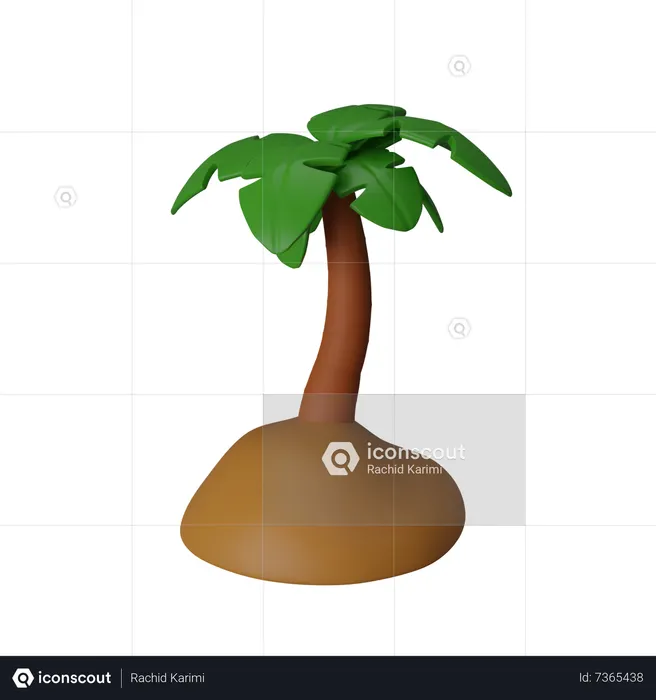 Palm Tree  3D Icon