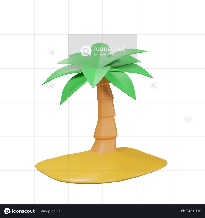 Palm Tree  3D Icon