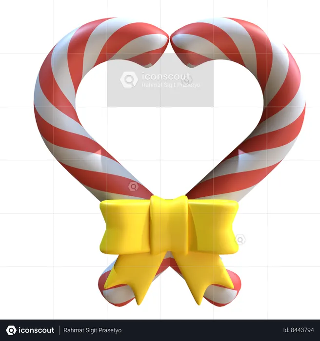 Palo de caramelo amor  3D Icon