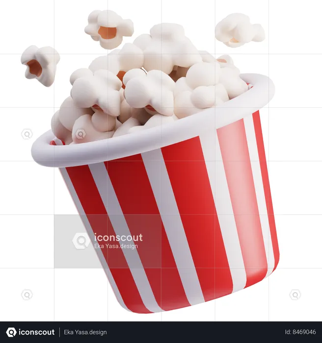 Palomitas  3D Icon