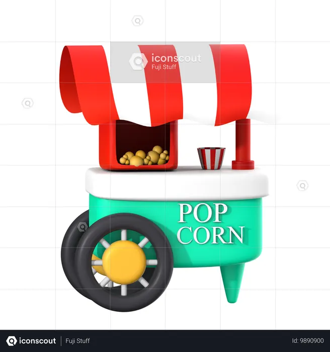 Palomitas  3D Icon