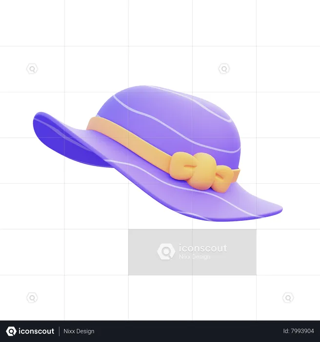 Chapeau paméla  3D Icon