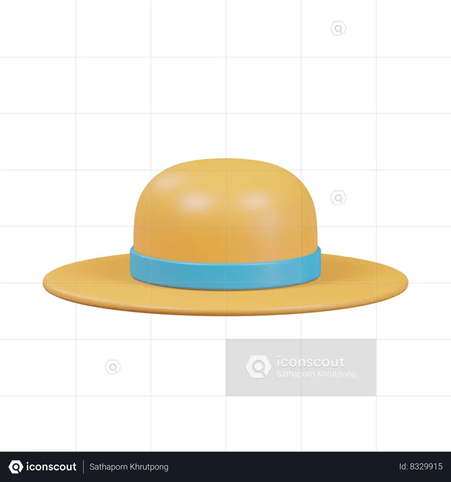 Pamela Hat  3D Icon