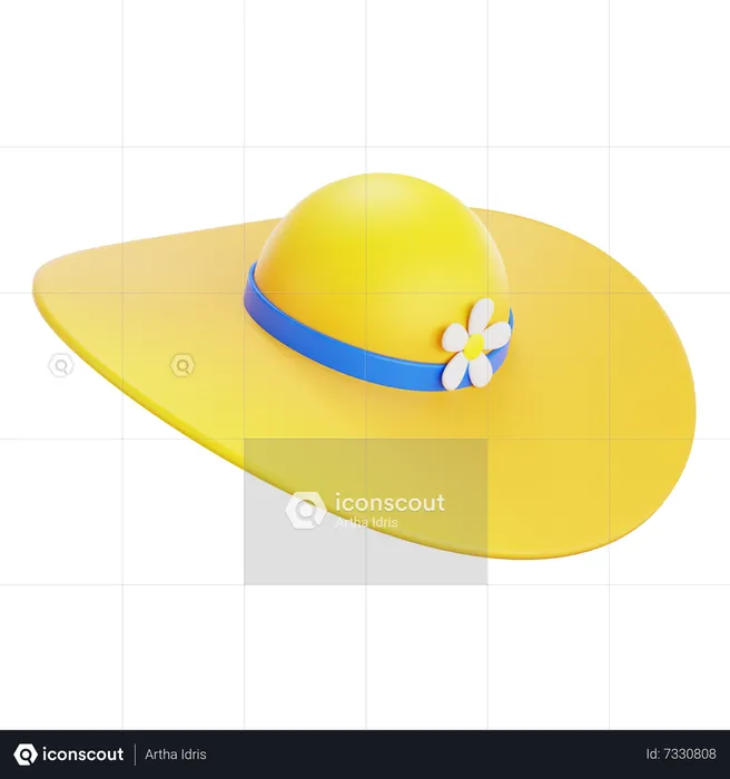 Pamela Hat  3D Icon