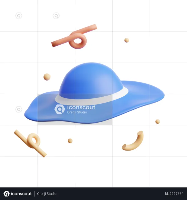 Pamela Hat  3D Icon