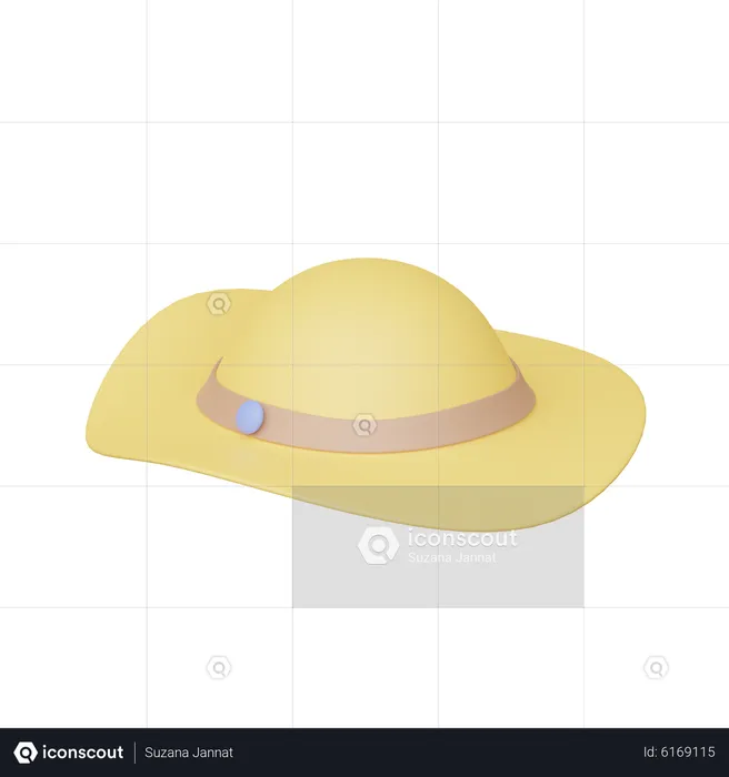 Pamela Hat  3D Icon