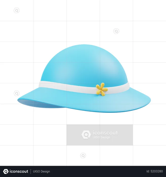 Pamela Hat  3D Icon