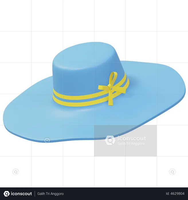 Pamela Hat  3D Icon