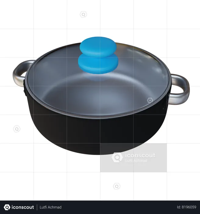 Pan  3D Icon