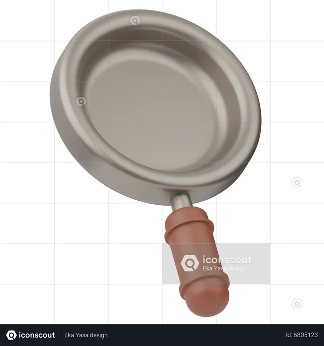 Pan  3D Icon