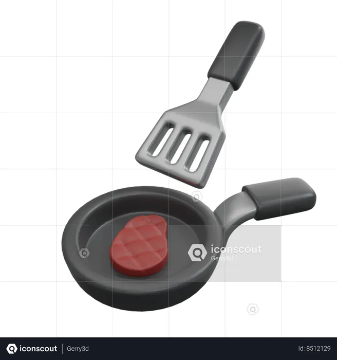 Carne de res  3D Icon