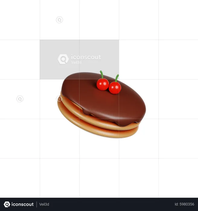 Pancake  3D Icon