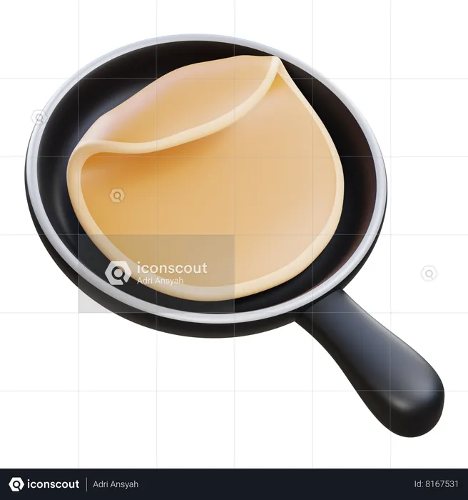 Pancake Cooking  3D Icon