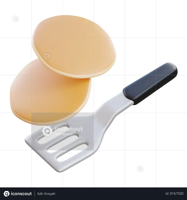 Pancake Making  3D Icon