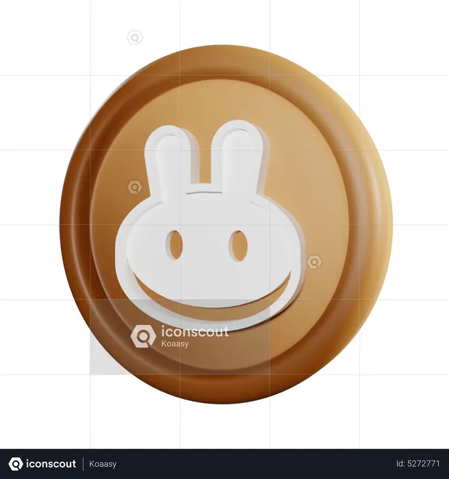 Pancake Swap Coin  3D Icon