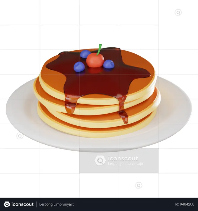 Pancakes  3D Icon