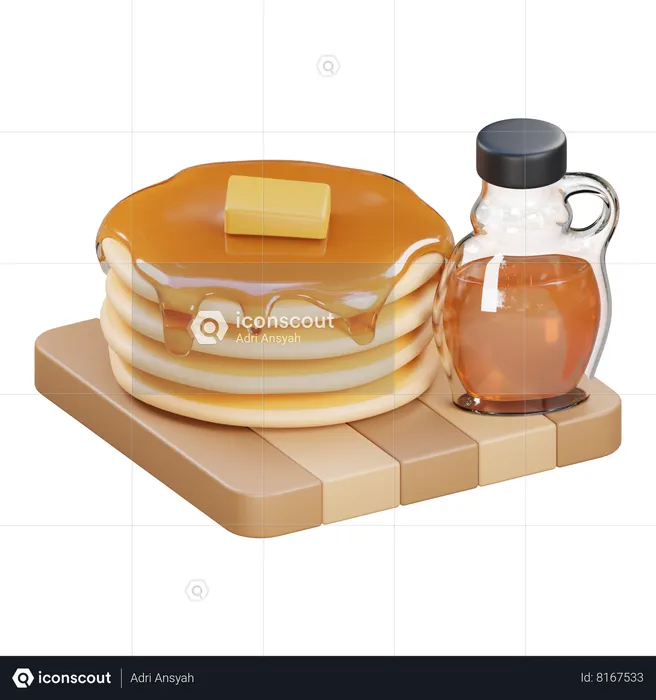 Pancakes  3D Icon