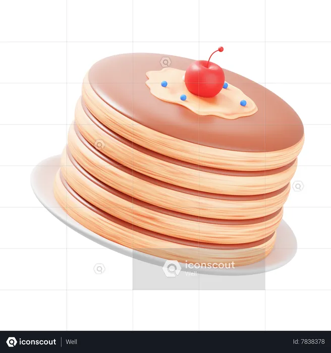 Pancakes  3D Icon