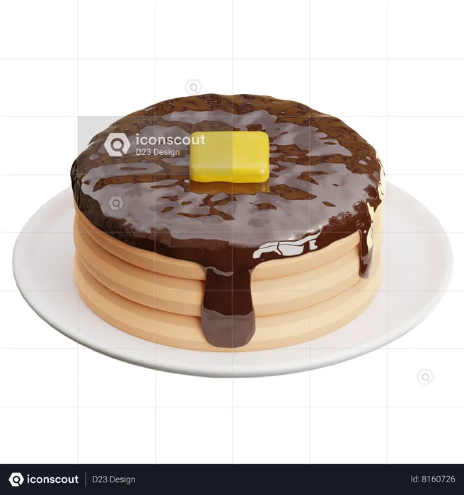 Pancakes  3D Icon