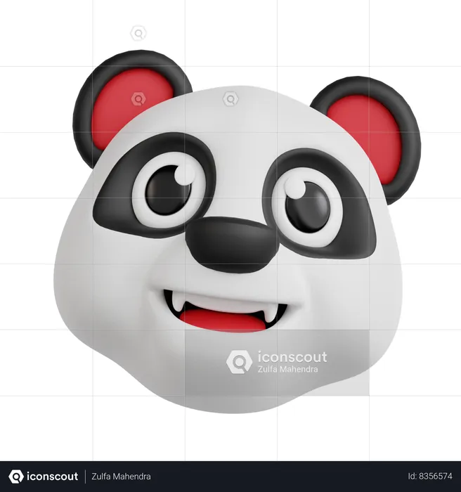 Panda Emoji 3D Icon