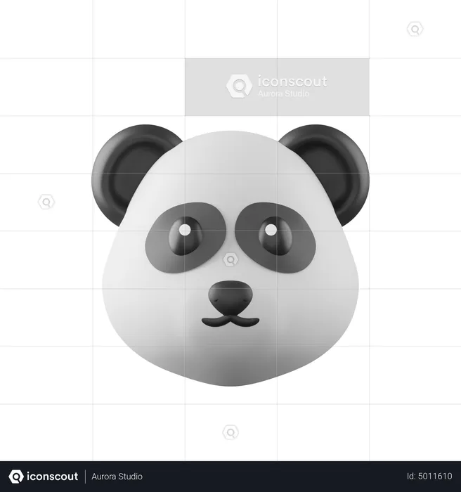 Panda Emoji 3D Icon