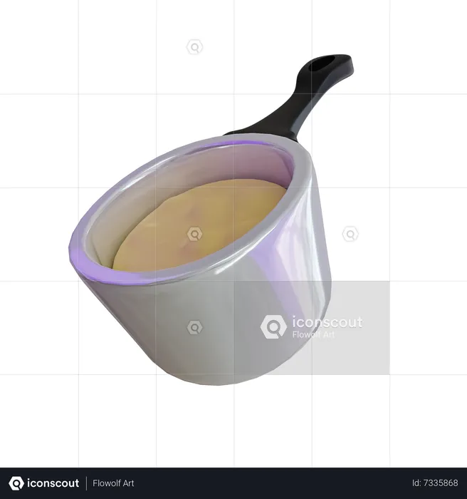 Panela de molho  3D Icon