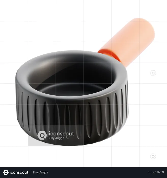 Panela de molho  3D Icon