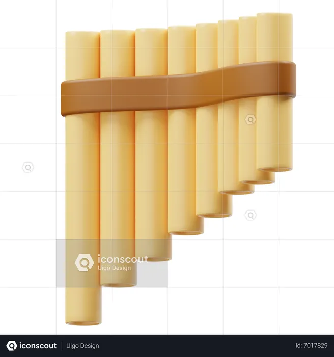 Panflöte  3D Icon